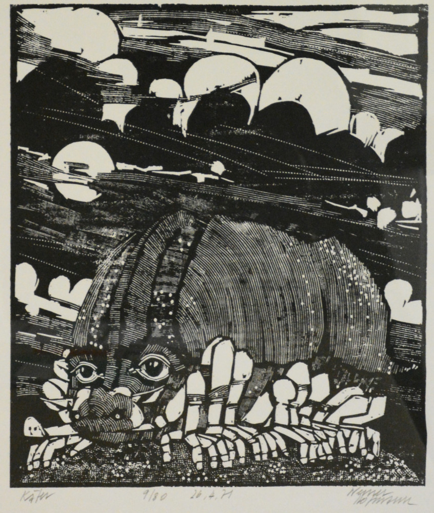 Holzschnitt Werner Hofmann